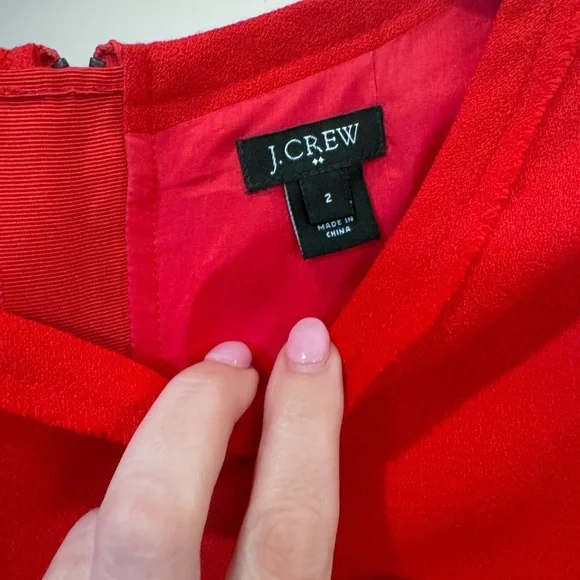 J. Crew Red Dress - Picture 7 of 7